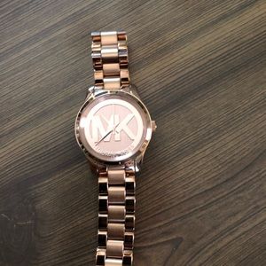Authentic Michael Kors rose gold watch